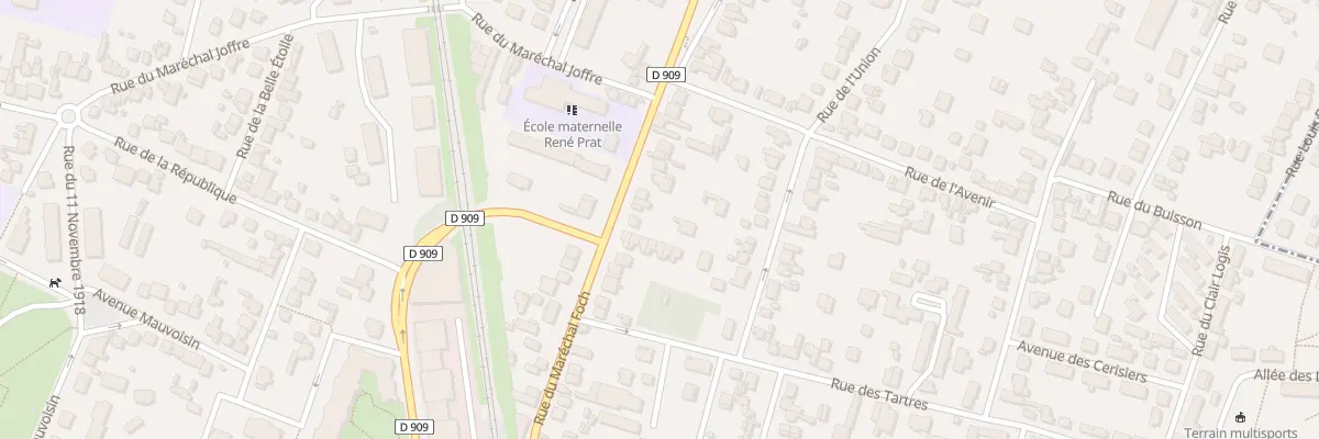 Plan du 78 Rue du Marechal Foch à Sannois