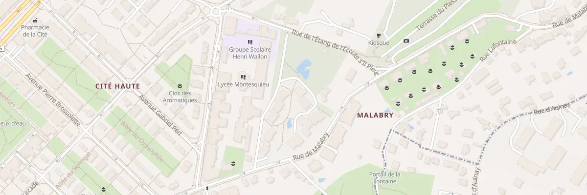 Plan du 9 Rue de Malabry au Plessis-Robinson