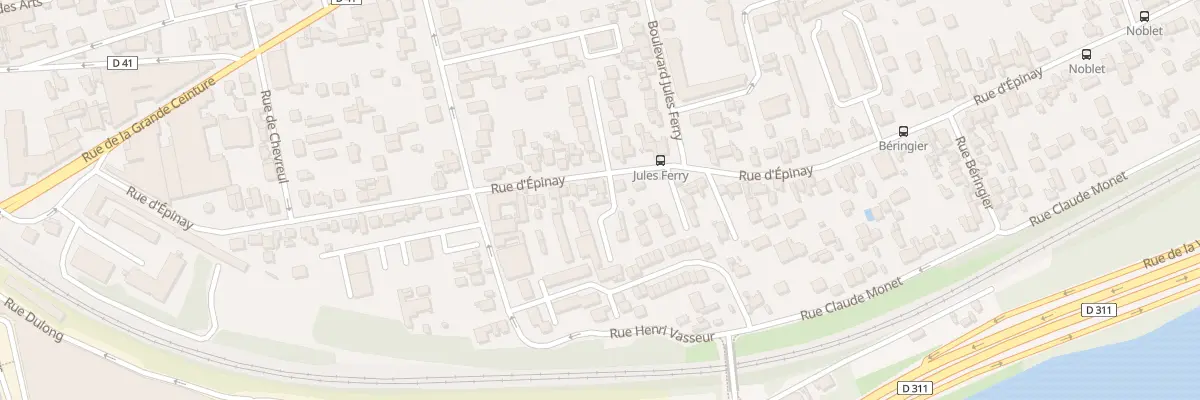 Plan du 56 Rue d’Epinay à Argenteuil