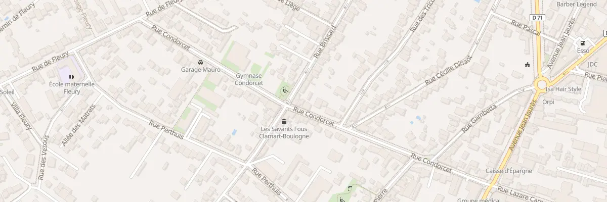 Plan du 44 Rue Condorcet à Clamart