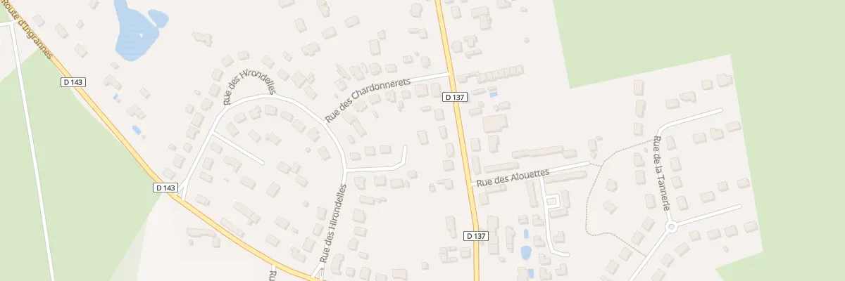 Plan du 10 Rue des Mésanges à Vitry-aux-Loges
