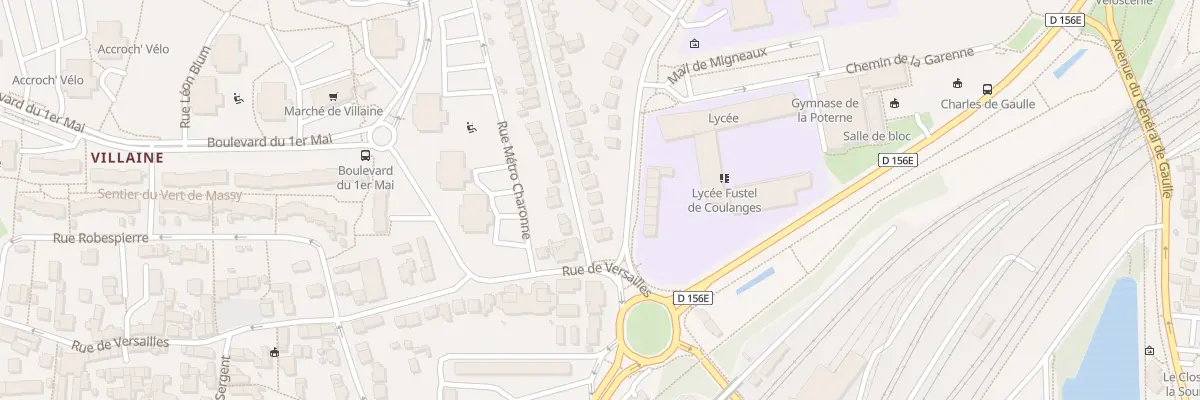 Plan du 6 Rue Jeanne d’Arc à Massy