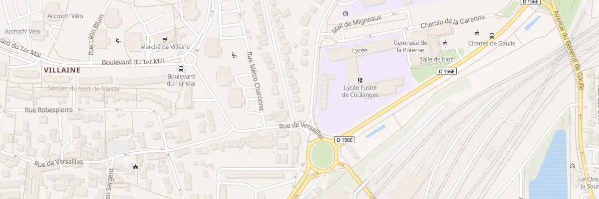 Plan du 4 Rue Jeanne d’Arc à Massy