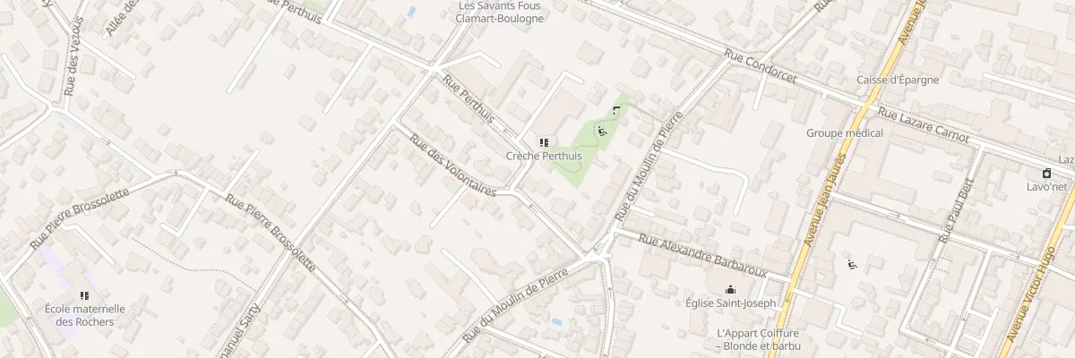 Plan du 12 Rue Perthuis à Clamart