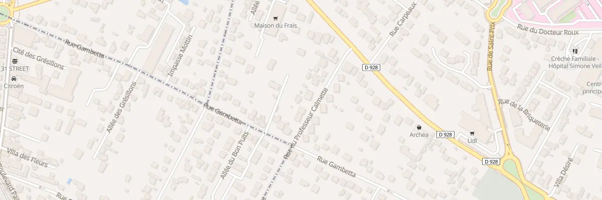 Plan du 12B Rue du Prof Calmette à Eaubonne