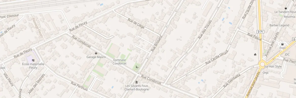 Plan du 11B Rue Brissard à Clamart