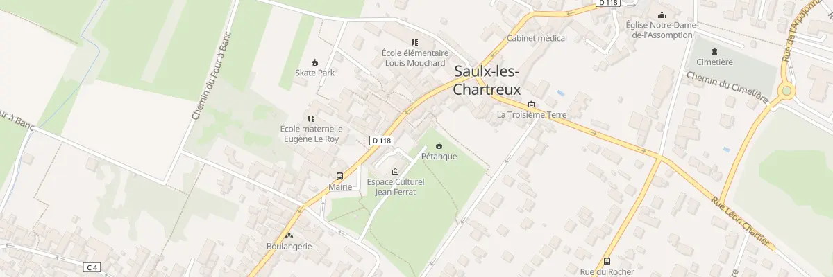 Plan du 45C Rue de la Division Leclerc à Saulx-les-Chartreux