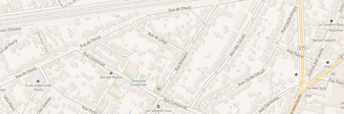 Plan du 23 Rue Brissard à Clamart
