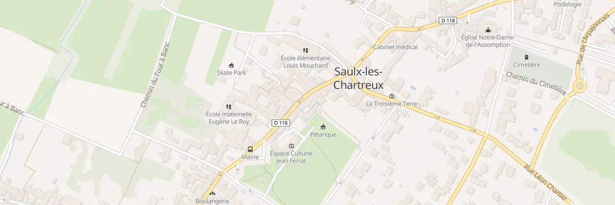 Plan du 39 Rue de la Division Leclerc à Saulx-les-Chartreux
