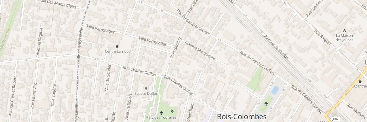 Plan du 54 Rue Charles Duflos à Bois-Colombes