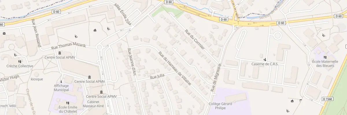 Plan du 22 Rue du Hameau de Villaine à Massy