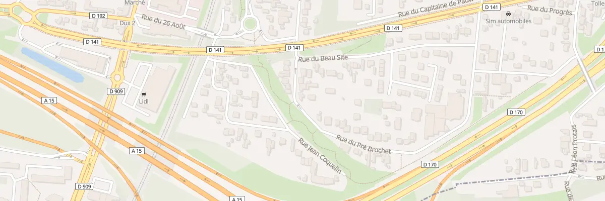 Plan du 37 Rue du Pre Brochet à Sannois