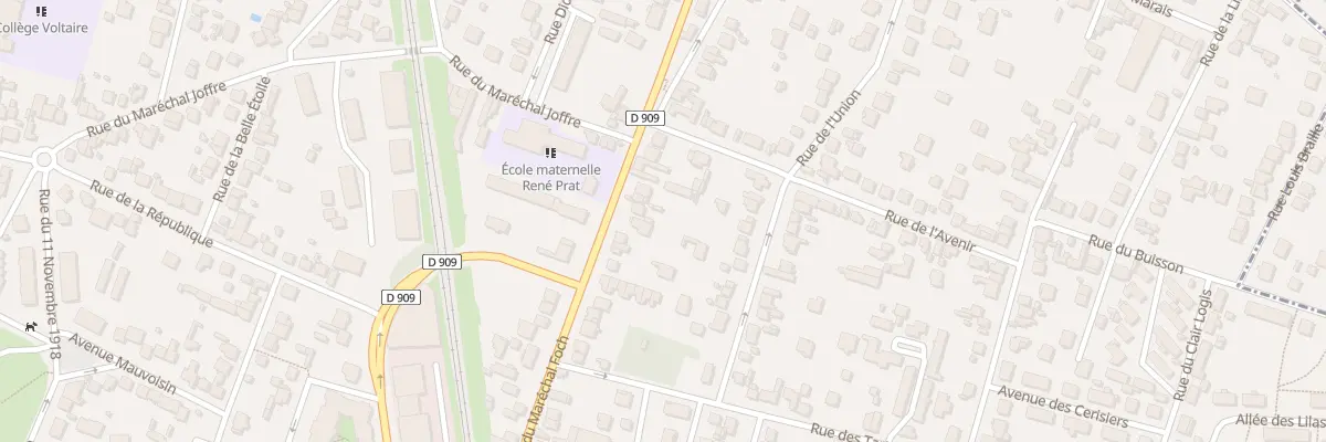 Plan du 88 Rue du Marechal Foch à Sannois