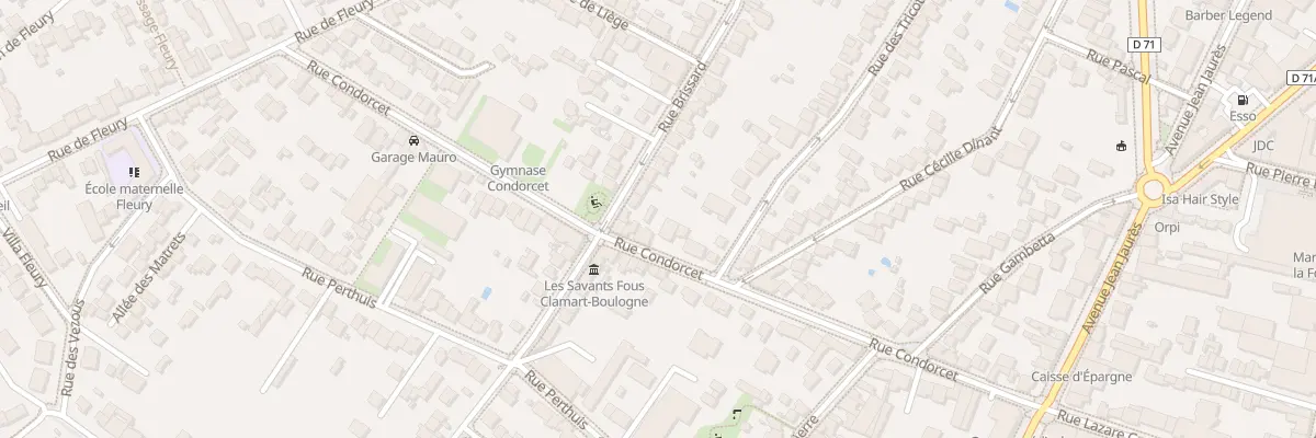Plan du 42 Rue Condorcet à Clamart