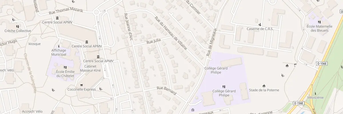 Plan du 5 Rue Paul Sperling à Massy