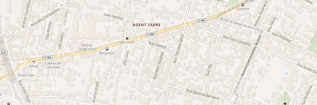 Plan du 35 Rue Marc Sangnier à Colombes