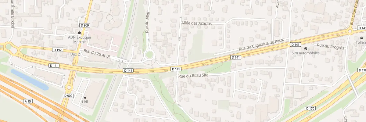 Plan du 25 Rue du Pre Brochet à Sannois