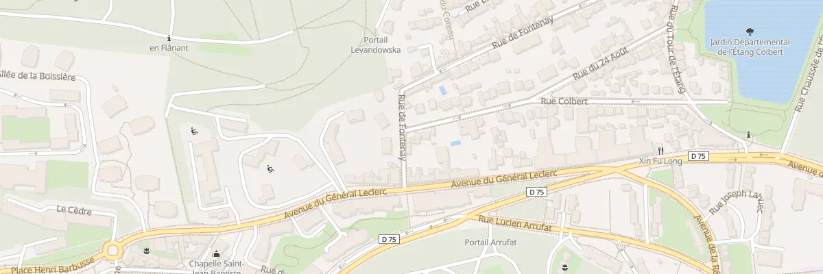 Plan du 10 Rue de Fontenay au Plessis-Robinson