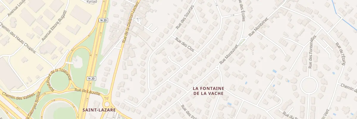 Plan du 22 Rue Pasteur à Linas