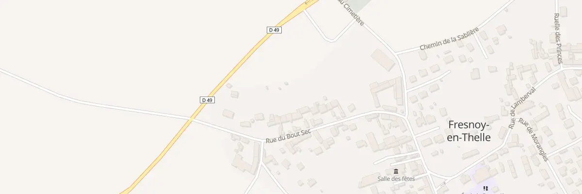 Plan du 13 Rue du Bout Sec à Fresnoy-en-Thelle