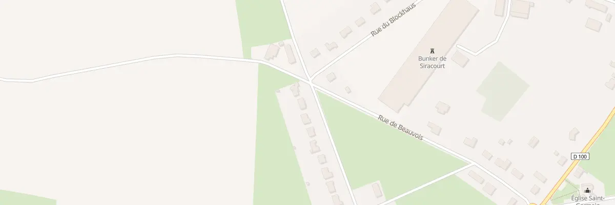 Plan du 33 Rue des Marronniers à Siracourt