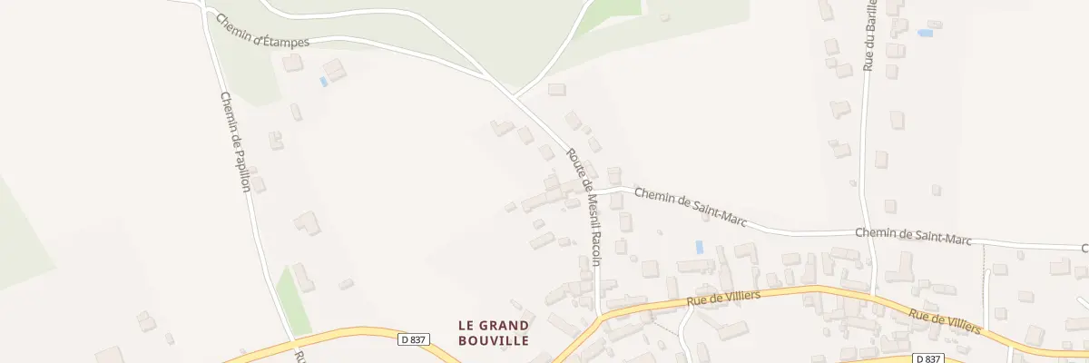 Plan du 7 Rte du Mesnil Racoin à Bouville