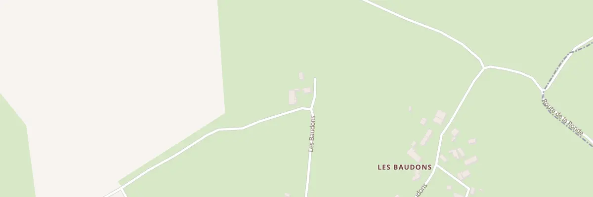 Plan du 5 Les Baudons à Ids-Saint-Roch