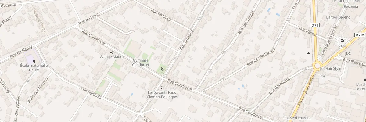 Plan du 12 Rue Brissard à Clamart