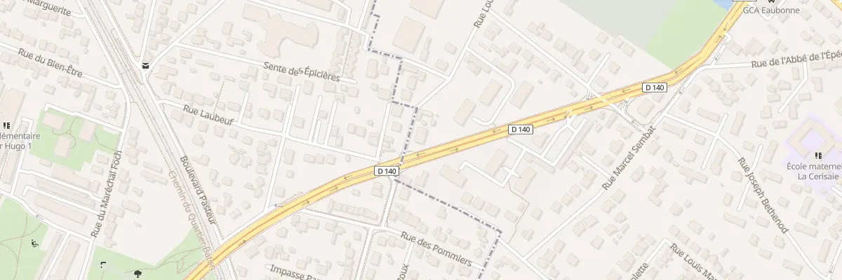 Plan du 19 Rue Louis Blanc à Eaubonne