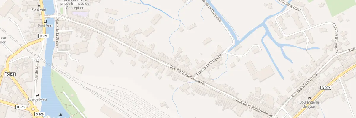 Plan du 84B Rue de la Poissonnerie à Saint-Omer