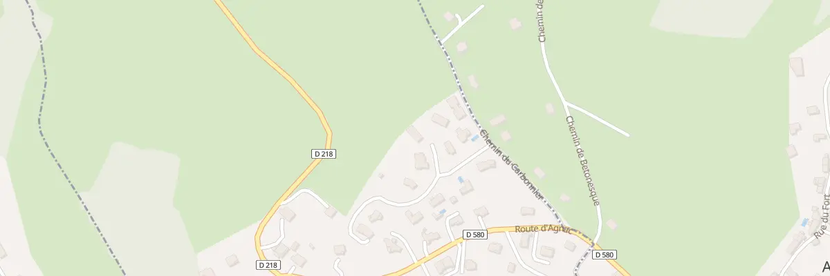 Plan du 70 Lot de la Croix de la Romiguie à Decazeville