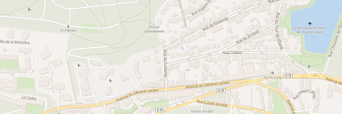 Plan du 1 Rue Colbert au Plessis-Robinson