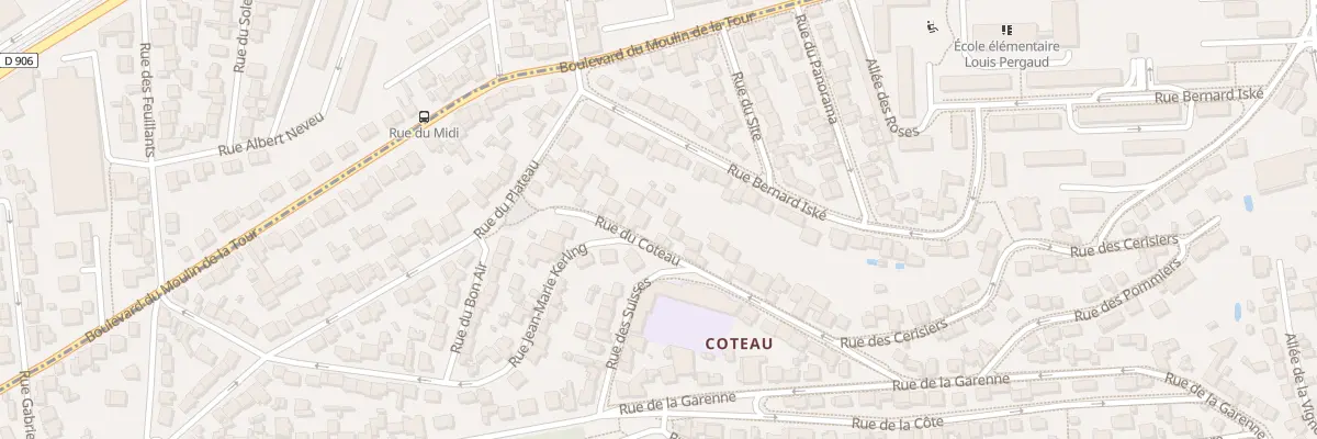 Plan du 15 Rue du Coteau au Plessis-Robinson