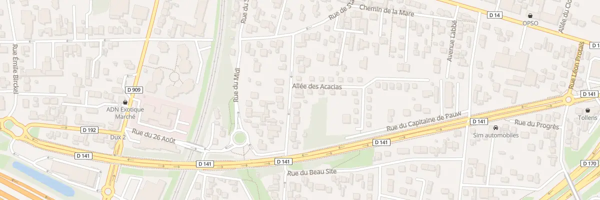 Plan du 13 Rue du Pre Brochet à Sannois