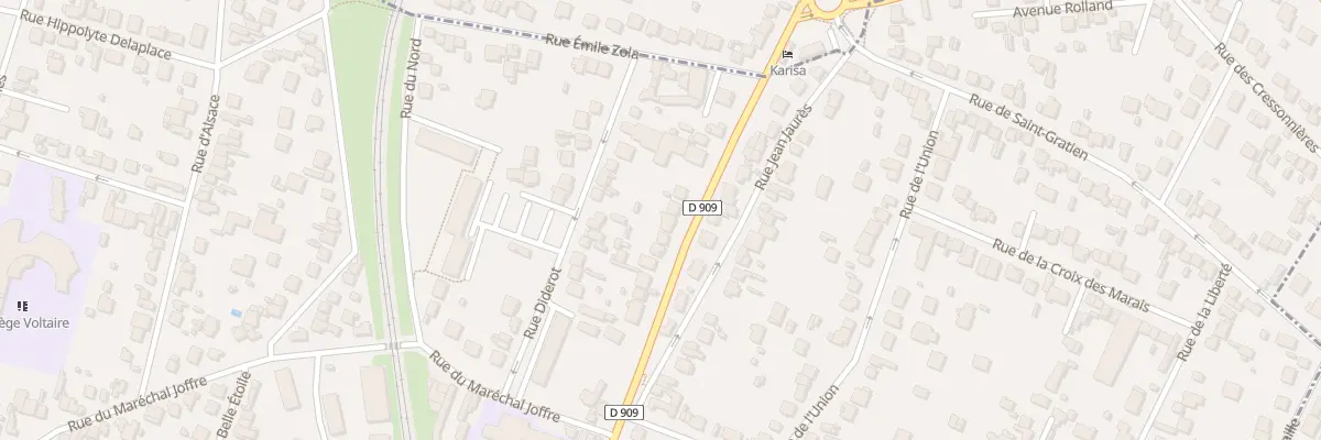 Plan du 51 Rue du Marechal Foch à Sannois