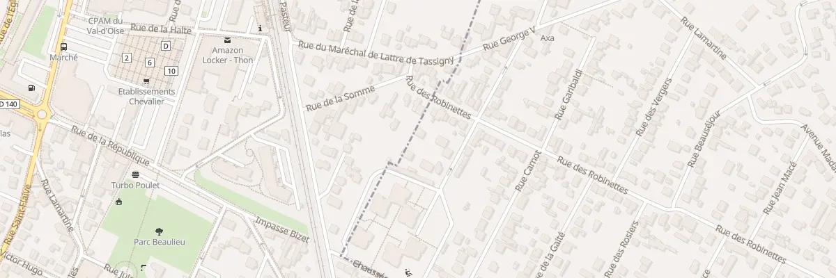 Plan du 12B Rue des Robinettes à Eaubonne