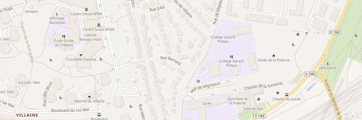 Plan du 17 Rue Paul Sperling à Massy