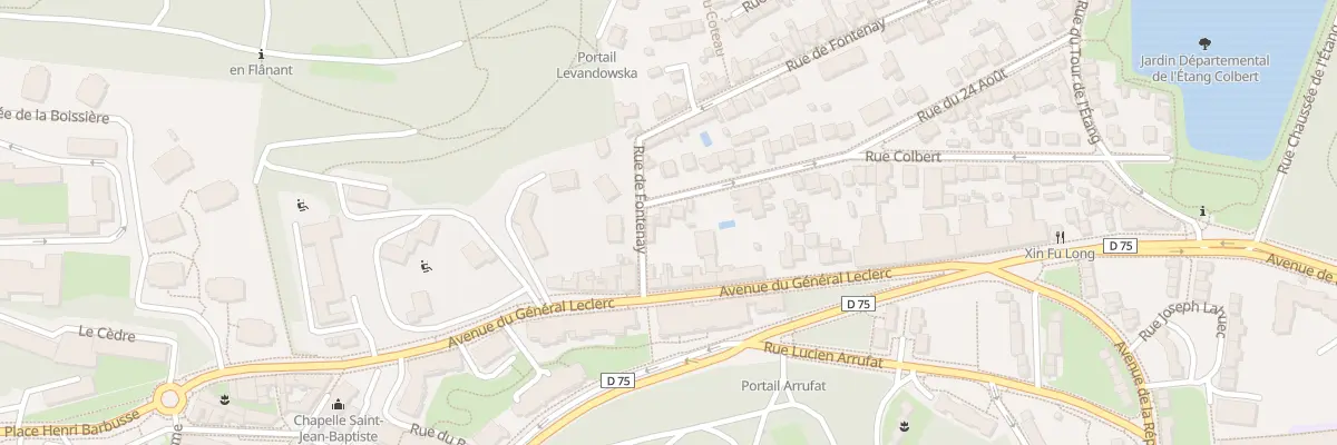 Plan du 4 Rue Colbert au Plessis-Robinson