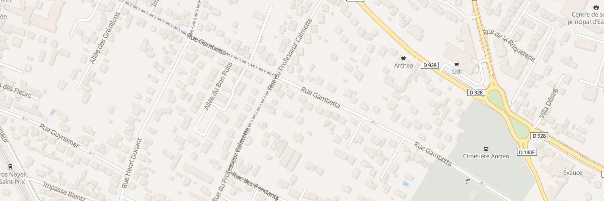 Plan du 43 Rue Gambetta à Eaubonne