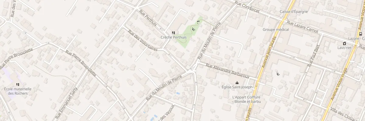 Plan du 6 Rue Perthuis à Clamart