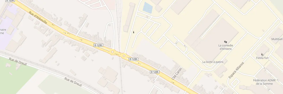 Plan du 206 Rue d’Abbeville à Amiens