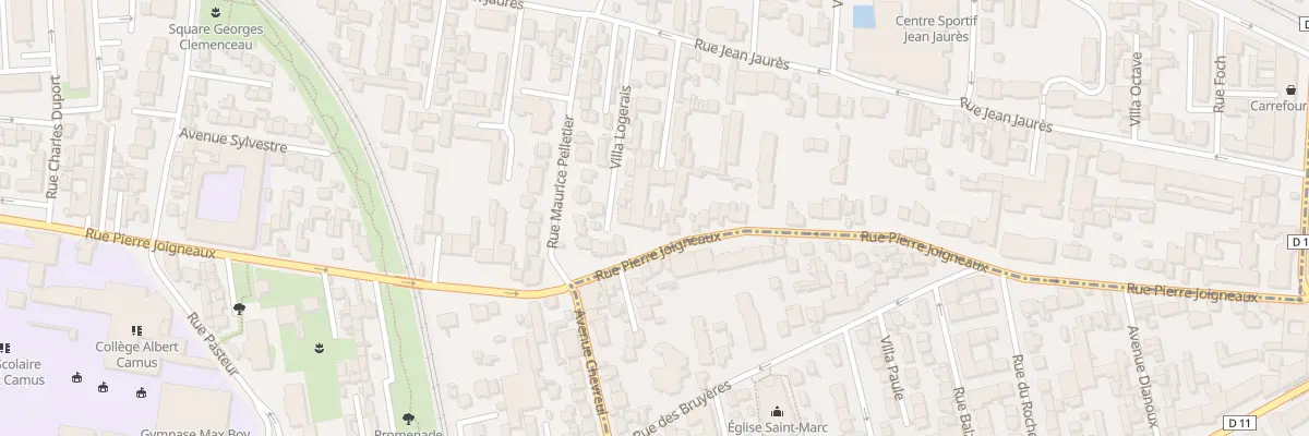 Plan du 66 Rue Pierre Joigneaux à Bois-Colombes