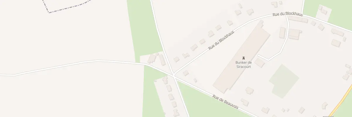 Plan du 38 Rue du Blockhaus à Siracourt