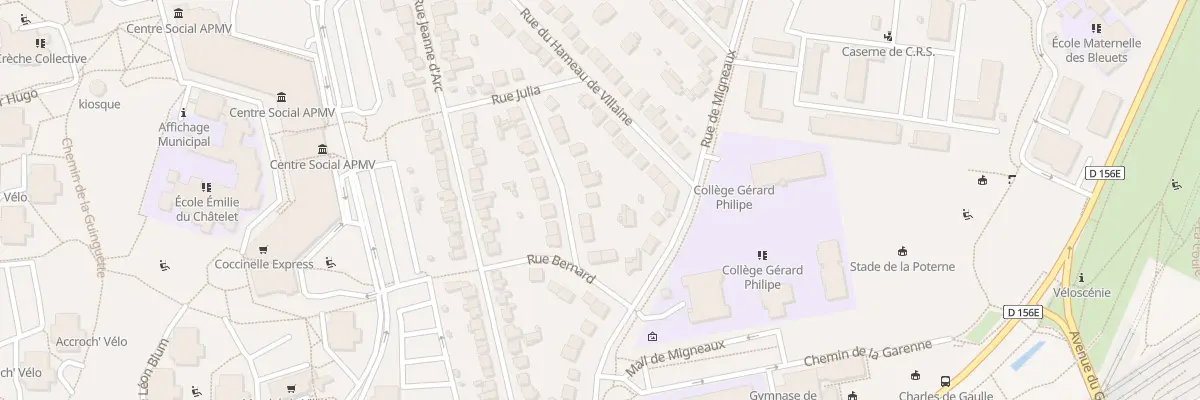 Plan du 11 Rue Paul Sperling à Massy
