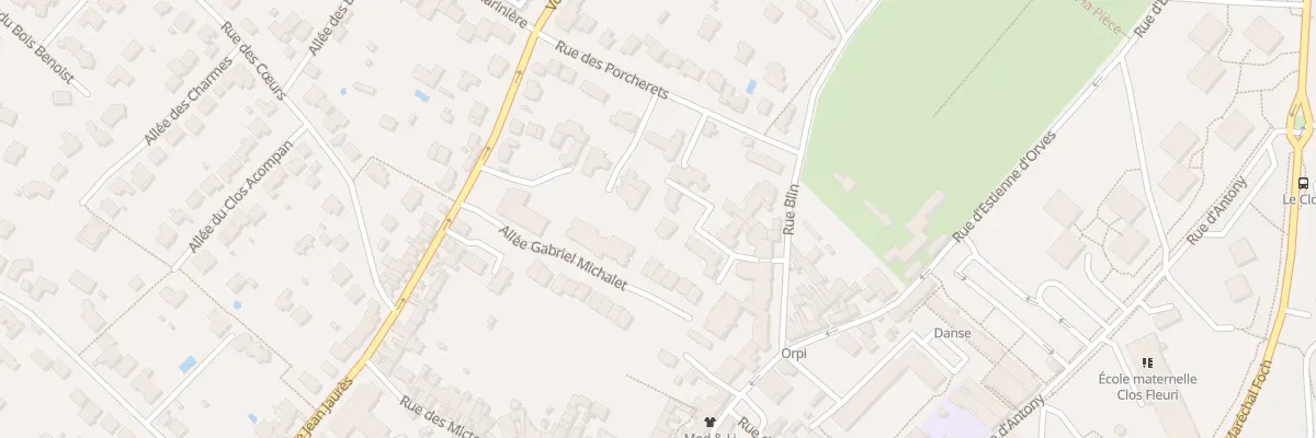 Plan du 7 All Madeleine à Verrières-le-Buisson