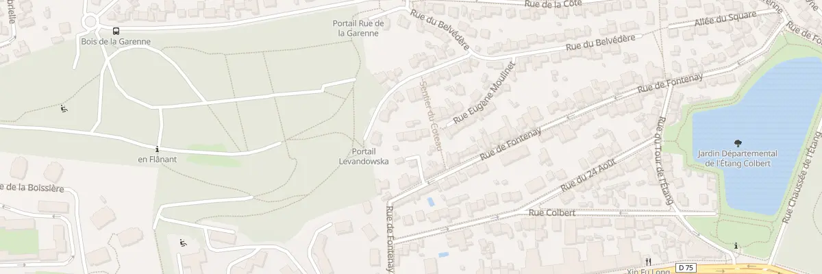 Plan du 25 Rue de Fontenay au Plessis-Robinson