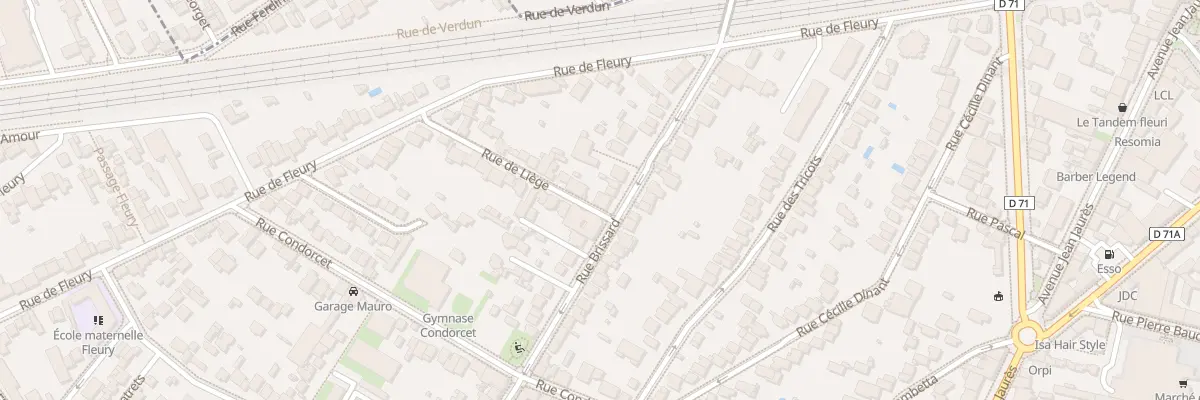 Plan du 27 Rue Brissard à Clamart