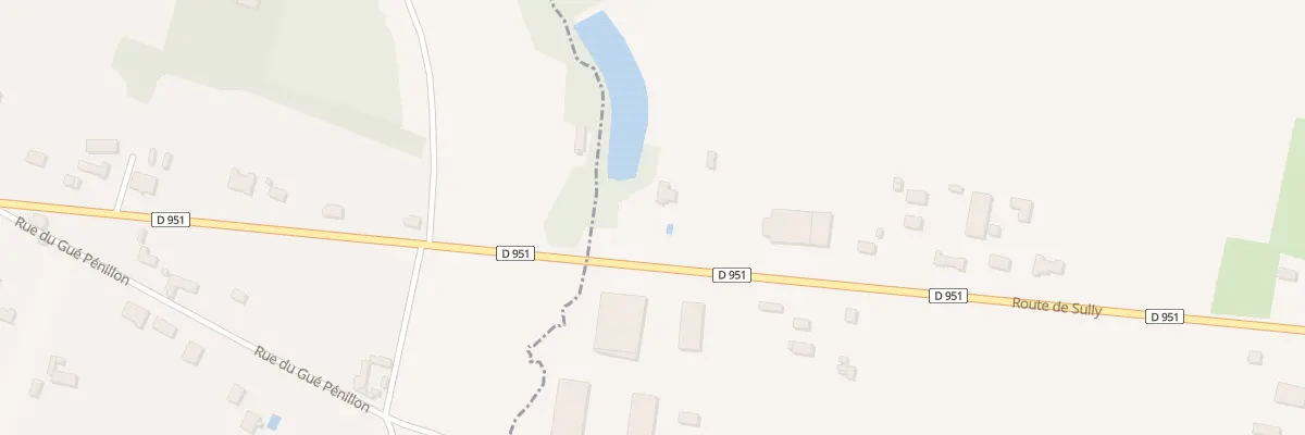 Plan du 254 Rte de Sully à Guilly