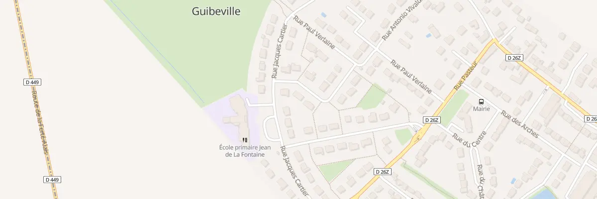 Plan du 9 Rue Andre Legendre à Guibeville