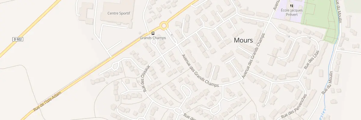 Plan du 5 All des Mesanges à Mours